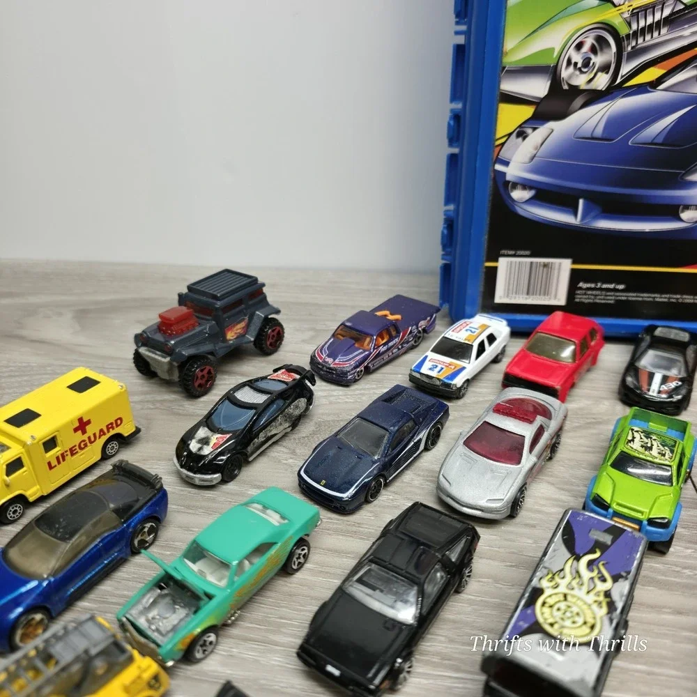 Hotwheels 48 Car Carry Case Style No. 20020 -‎ Full 48+ Cars Mixed Brands/Years